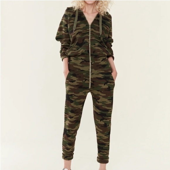 NSF Pants - NSF camo sweatsuit jumpsuit